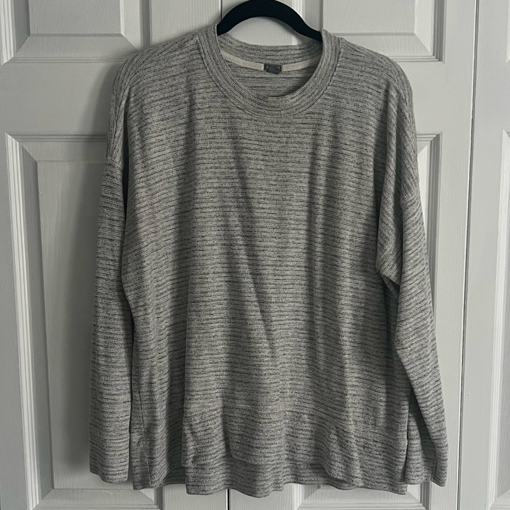 Aerie Oversized Striped Crewneck Sweater